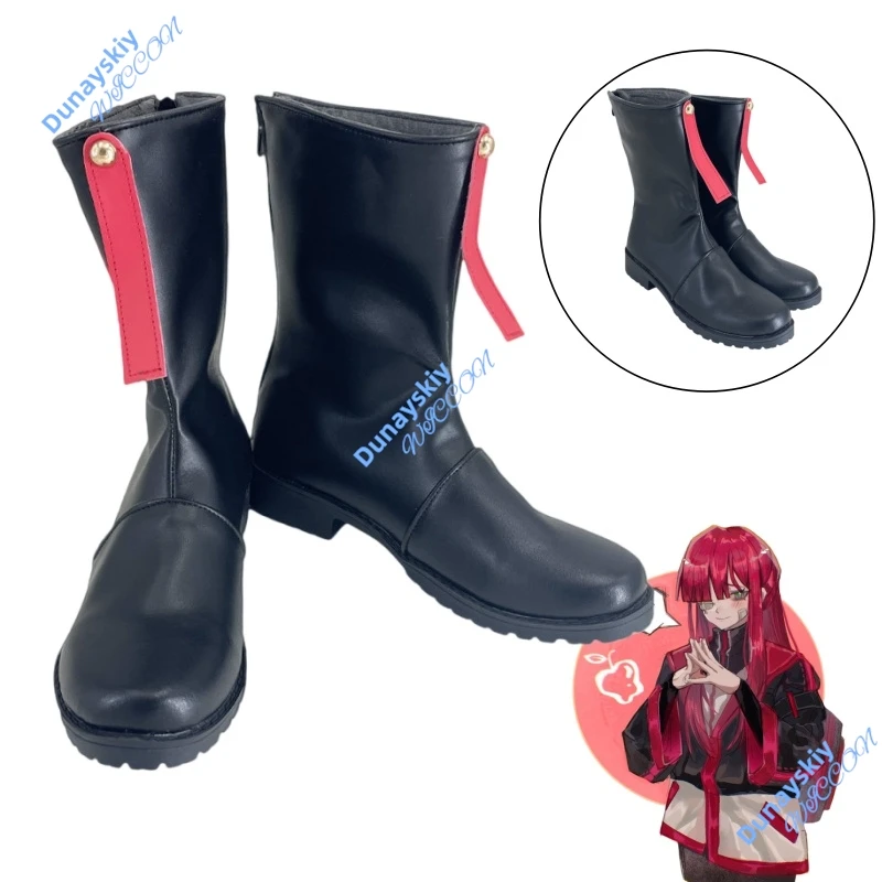 

Limbus Company Yuri Cosplay Boots Black PU Shoes Adult Halloween Party Props