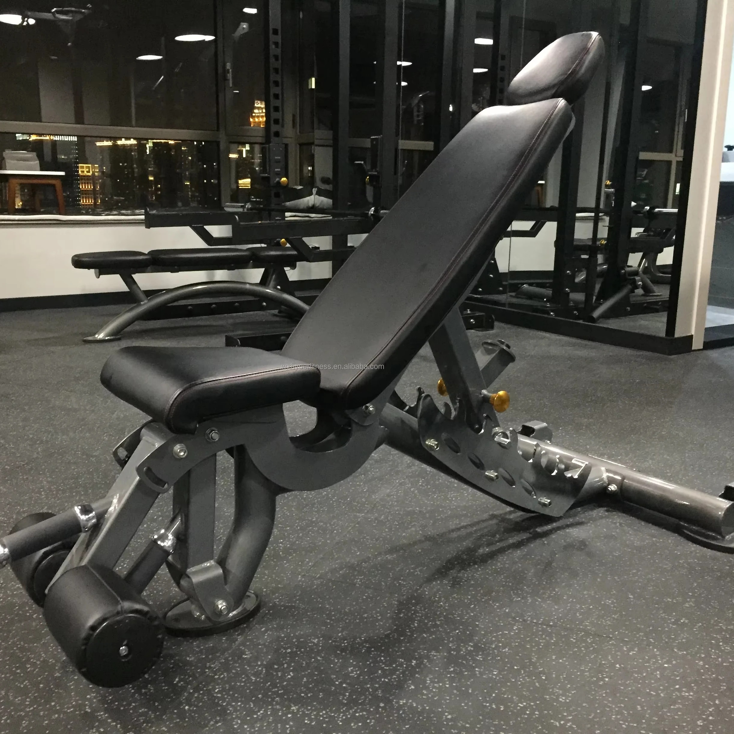 

Adjustable Gym Fitness Bench Commercial Use Factory Sales Metal Foldable Equipment Made in China