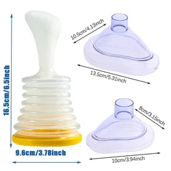 Home Travel Adults Children 2 Size Choking Rescue Kit Vac Device CPR First Aid Asphyxia Choking Rescues Anti Suffocation Saver