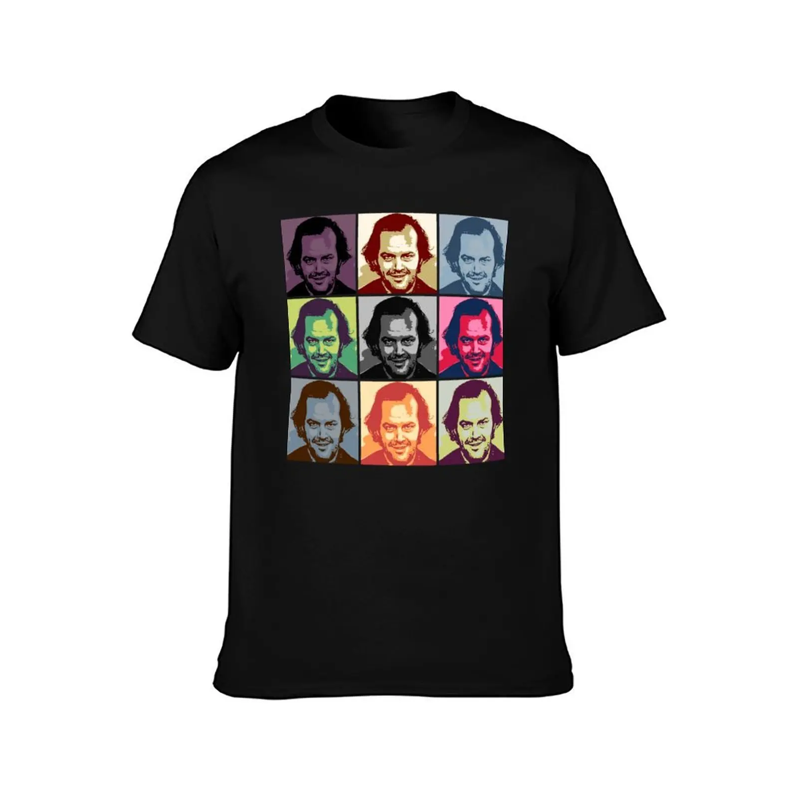 Jack Nicholson Torrance Shining Iconic Pop Art T-Shirt, Summer Casual Cotton Tee, Oversized Streetwear Tops, Unisex Men Women
