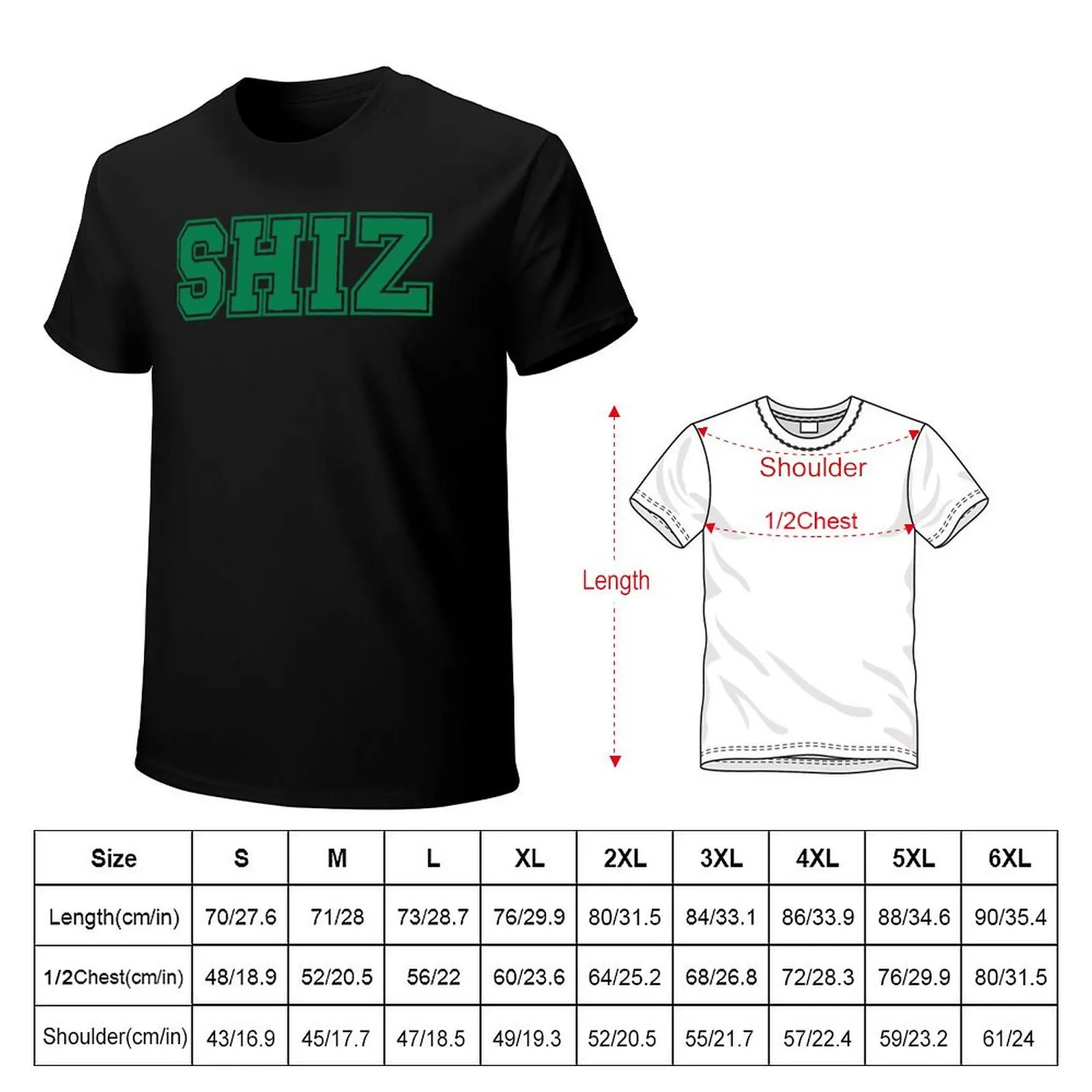 Shiz (Green) T-Shirt Art Pattern Printed Casual Top