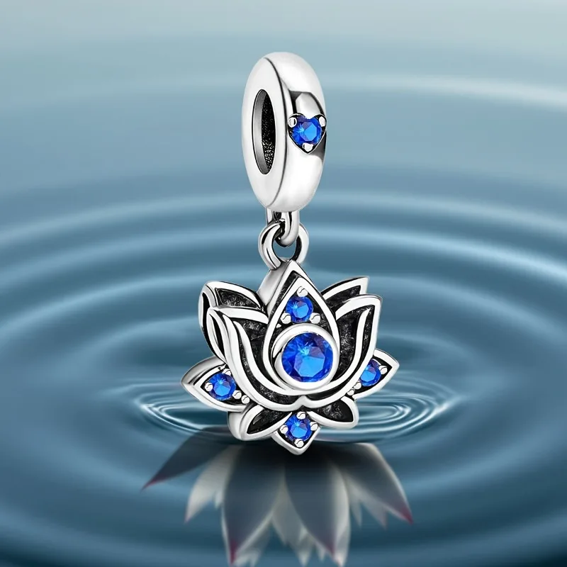 925 Silver Plated Lotus Dreamy Lovely Unicorn Rabbit Elf Series Charms Beads Fit Original Bracelet High Quality DIY Jewelry