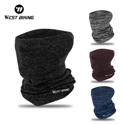 WEST BIKING Windproof Cycling Mask Winter Half Face Mask Ski Sport Headband Neck Warmer Balaclava Men Women Warm Cycling Scarf