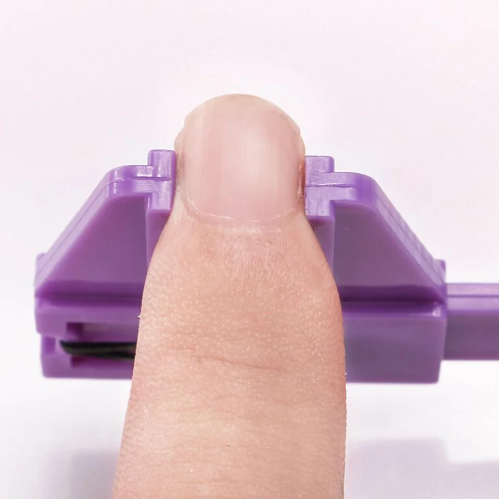 Strumento di fissaggio per clip di localizzazione per nail art in gel da 10 pezzi per manicure che modella la posizione fissa Forniture per saloni Posizionamento delle unghie in plastica