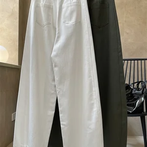 HanOrange-günlük ayakkabılar, kadınlar için mikro yay basit yüksek belli, geniş, geniş, feminen zeytin yeşili, beyaz, ilkbahar, 2022 zeytin yeşili pantolonlarda 12 büyük satış-no. 6