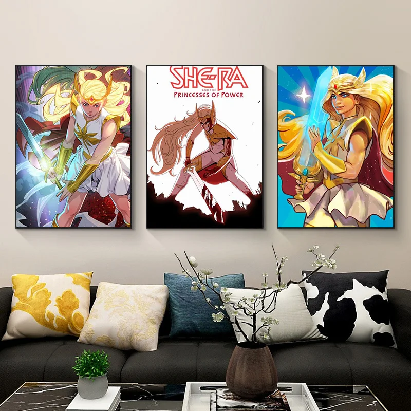 She-Ra and The Princesses of Power Canvas Painting Final Season Cartoon TV Series Show Gifts Wall Prints Room Home Decor Posters