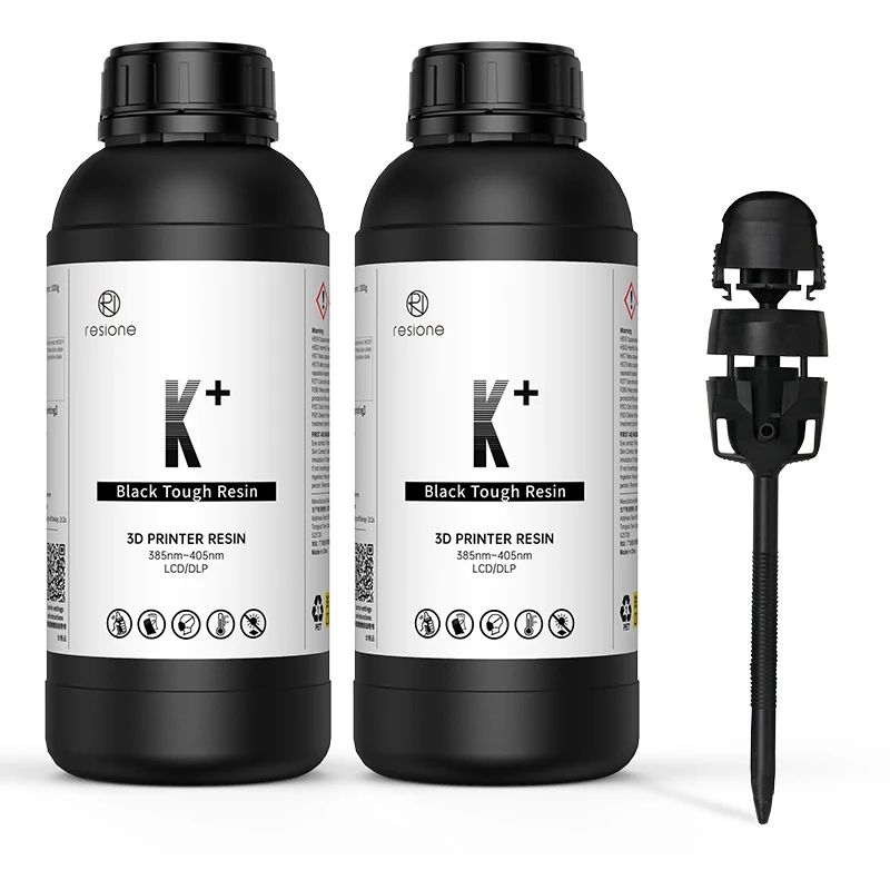 Resione K+ Stoer ABS zoals 3D-hars Krasbestendig Hoge precisie UV 405nm voor LCD SLA DLP Elegoo Anycubic 3D-printer