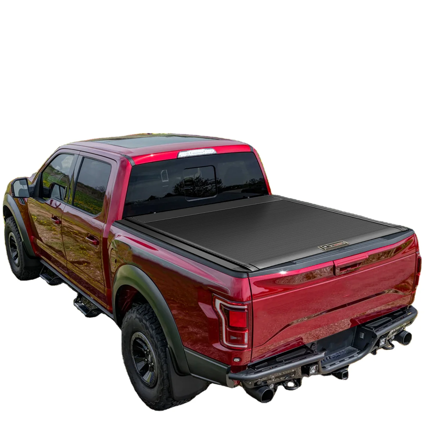 Truck accessories pickup lid Aluminum Manual Roller Shutter Retractable Tonneau Cover for  ranger t9 Maverick