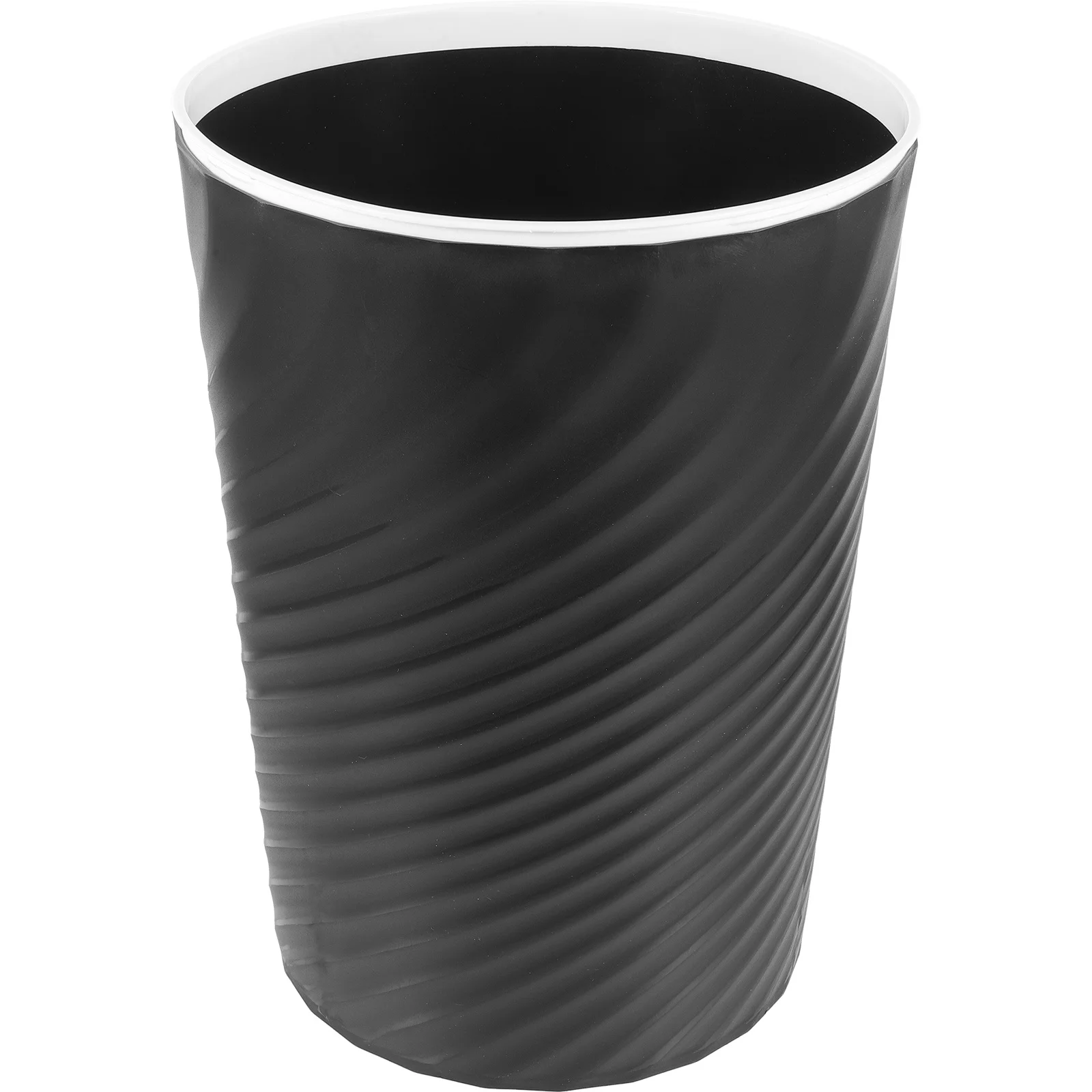 لا غطاء سلة المهملات تصميم بسيط سعة كبيرة سلة المهملات المنزلية للمطبخ الحمام مكتب غرفة نوم متعددة الوظائف القمامة #6