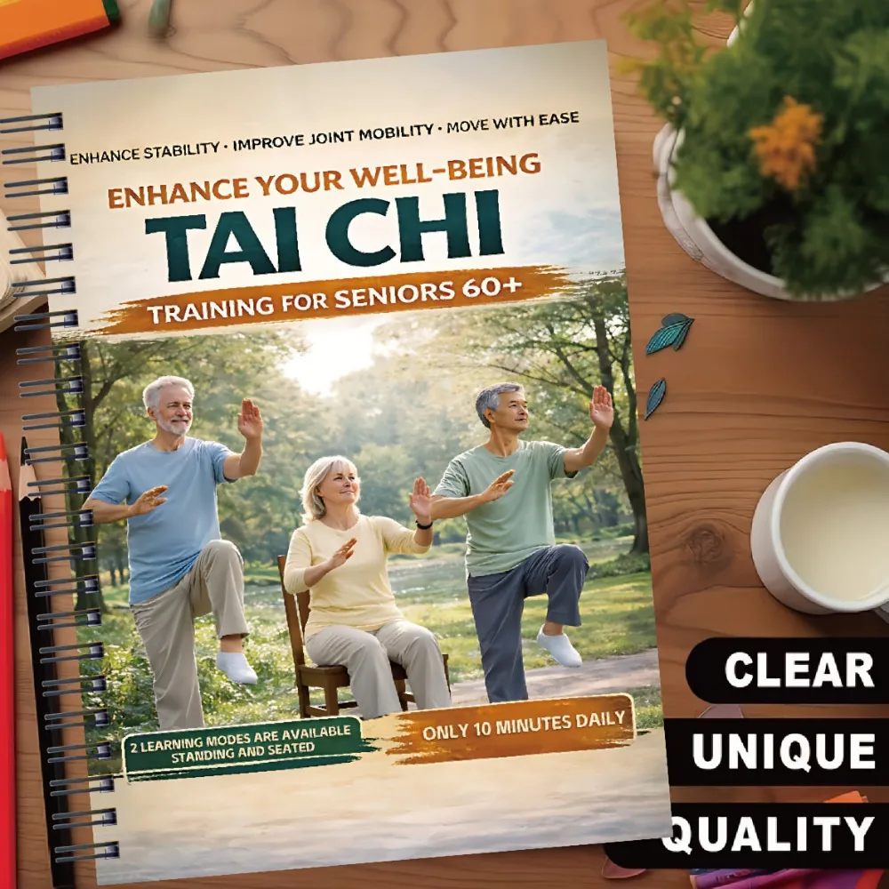 28 Days Transformation Challenge Tai Chi For Seniors Only 10 Minutes Daily Tai Chi Walking Easy 4-week Program Book view 4