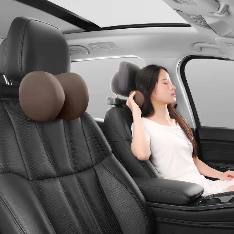 

Car Interior Supplies Headrest and Lumbar Support Soft and Comfortable Multi-functional Adjustable Memory Foam Headrest