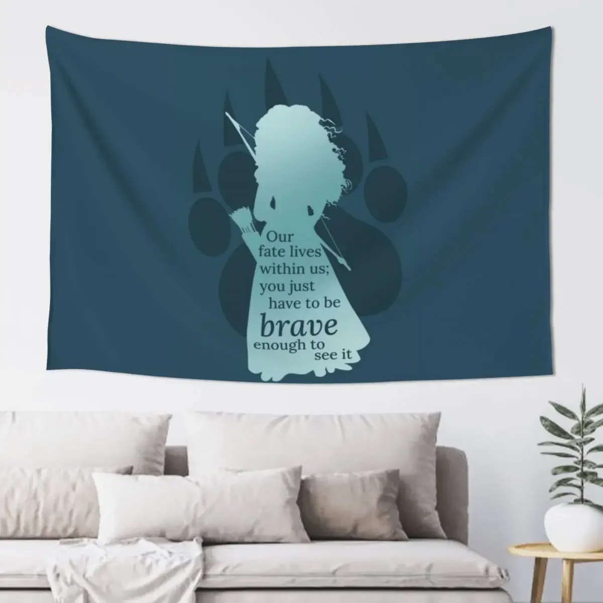 Brave Merida Tapestry For Bedroom Art Mural Tapestry