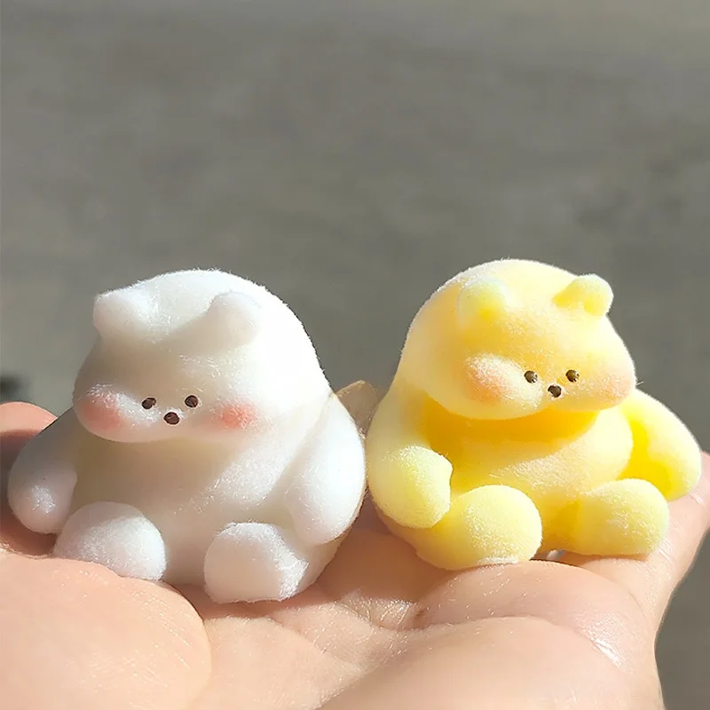 

Squshy Kawaii Honey Bear Candy Bear Silicone Chick Squeeze Fidget Toy Lol Surprise Stress Relief Suitable for Kids Girls Gifts