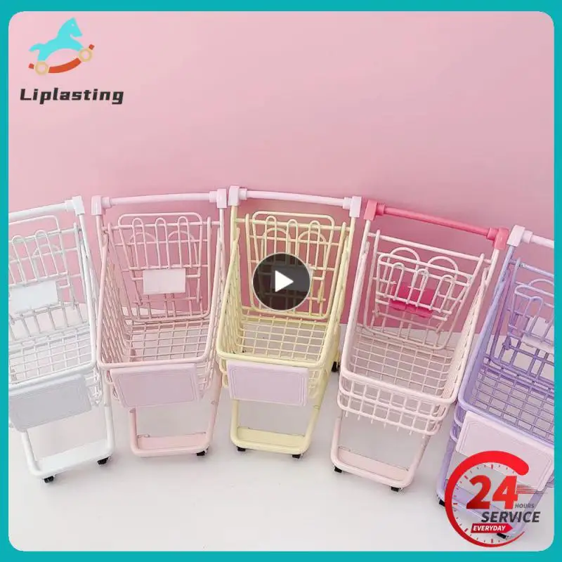 

Mini Shopping Cart Kids Toys Simulation Supermarket Handcart Storage Kids Gifts Toys Craft Decortion Wonderful Toy For Children