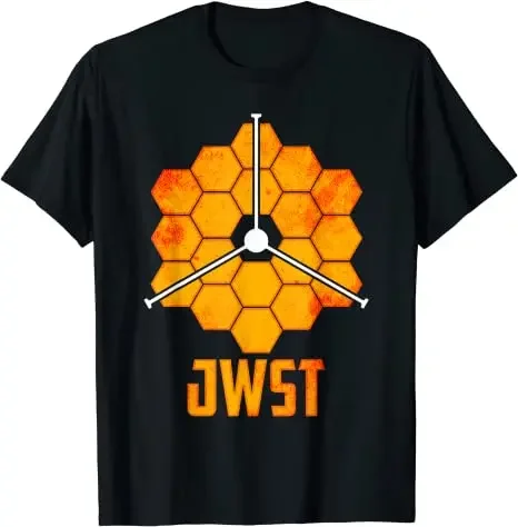 Divertido telescopio espacial James Webb JWST astronomía ciencia camiseta estilo Unisex camisas para mujeres hombre hombres ropa Harajuku