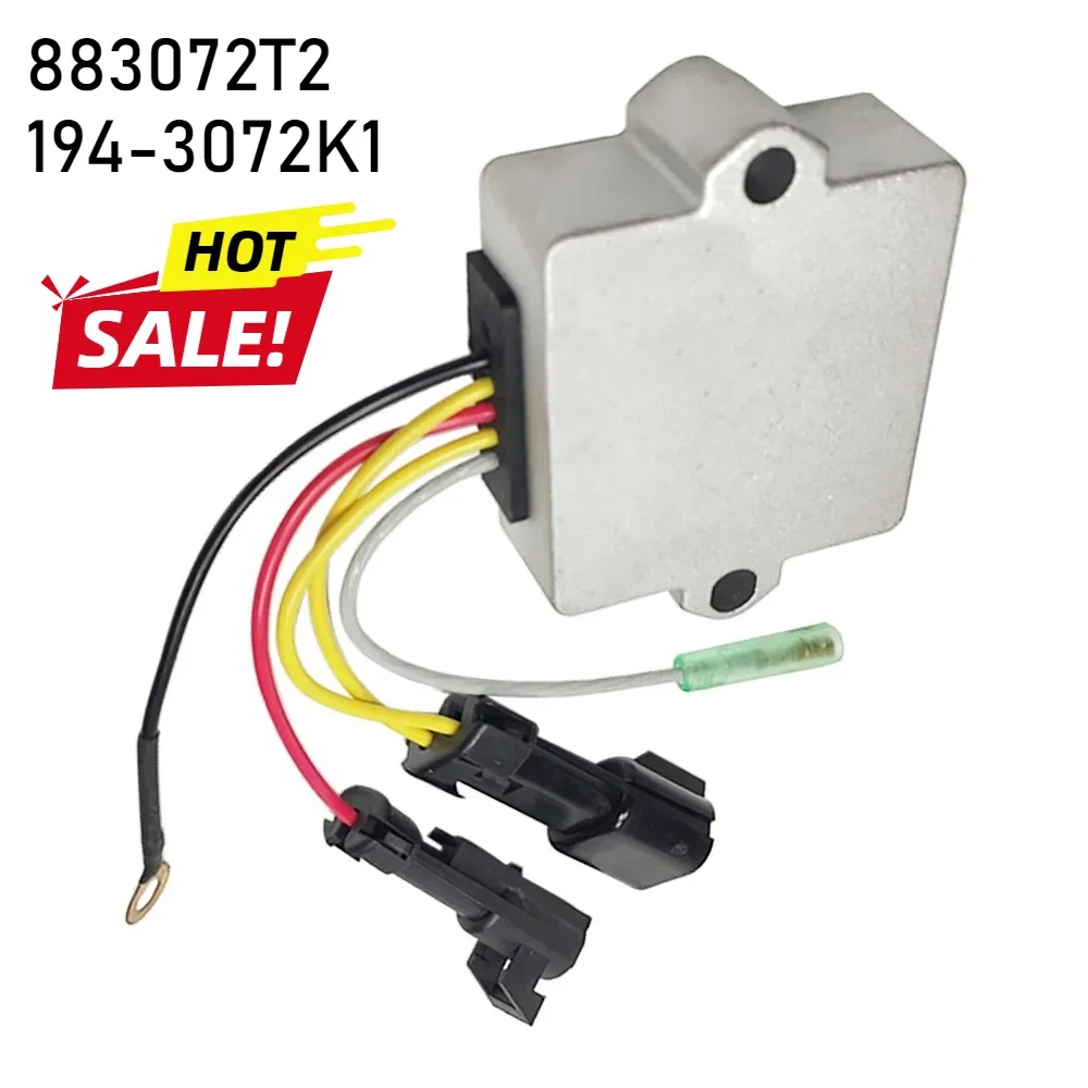 

883072T2 194-3072K1 Voltage Regulator Rectifier for Mercury 25hp 30hp 40hp 50hp 60hp 135hp 140Jet 150hp 175hp 200hp 240hp