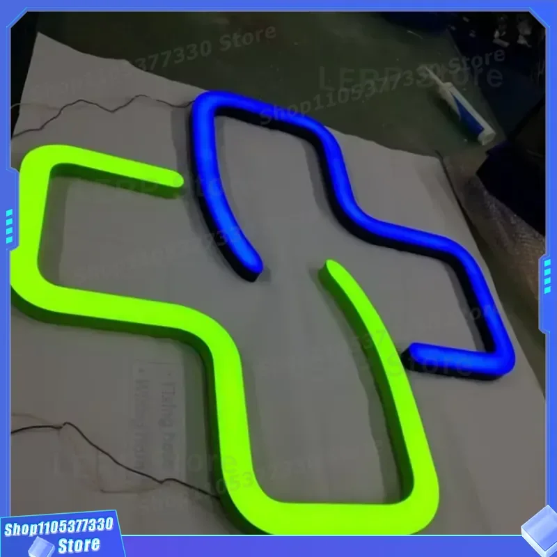 Waterproof LED Pharmacy Green Cross Sign Acrylic Luminous Logo Light for Drugstore Outdoor Display Factory OEM Custom Made