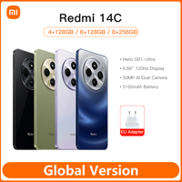 New Xiaomi Redmi 14C Global Version Immersion 6.88'' Display 50MP AI Dual Camera system Massive 5160mAh Battery 14 C