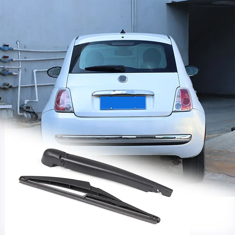 Rear Windscreen Wiper Arm & Blade Set For Fiat 500 Hatchback 2007-2017