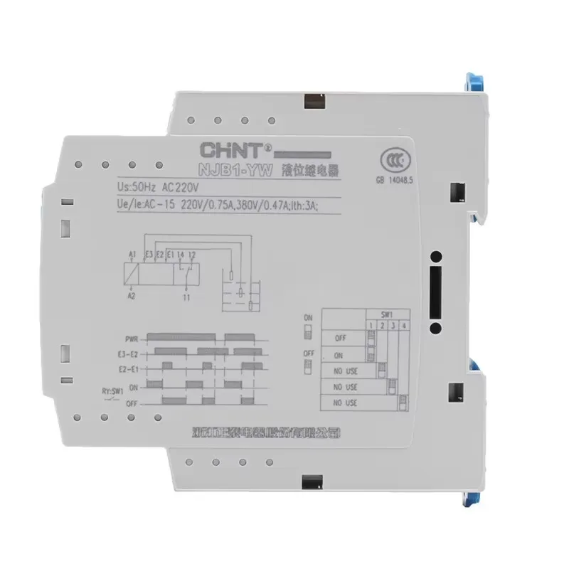 CHINT Brand Water Level Controller Switch 3 Phase 220V 380V Water Tower Level Control Relay NJB1-YW