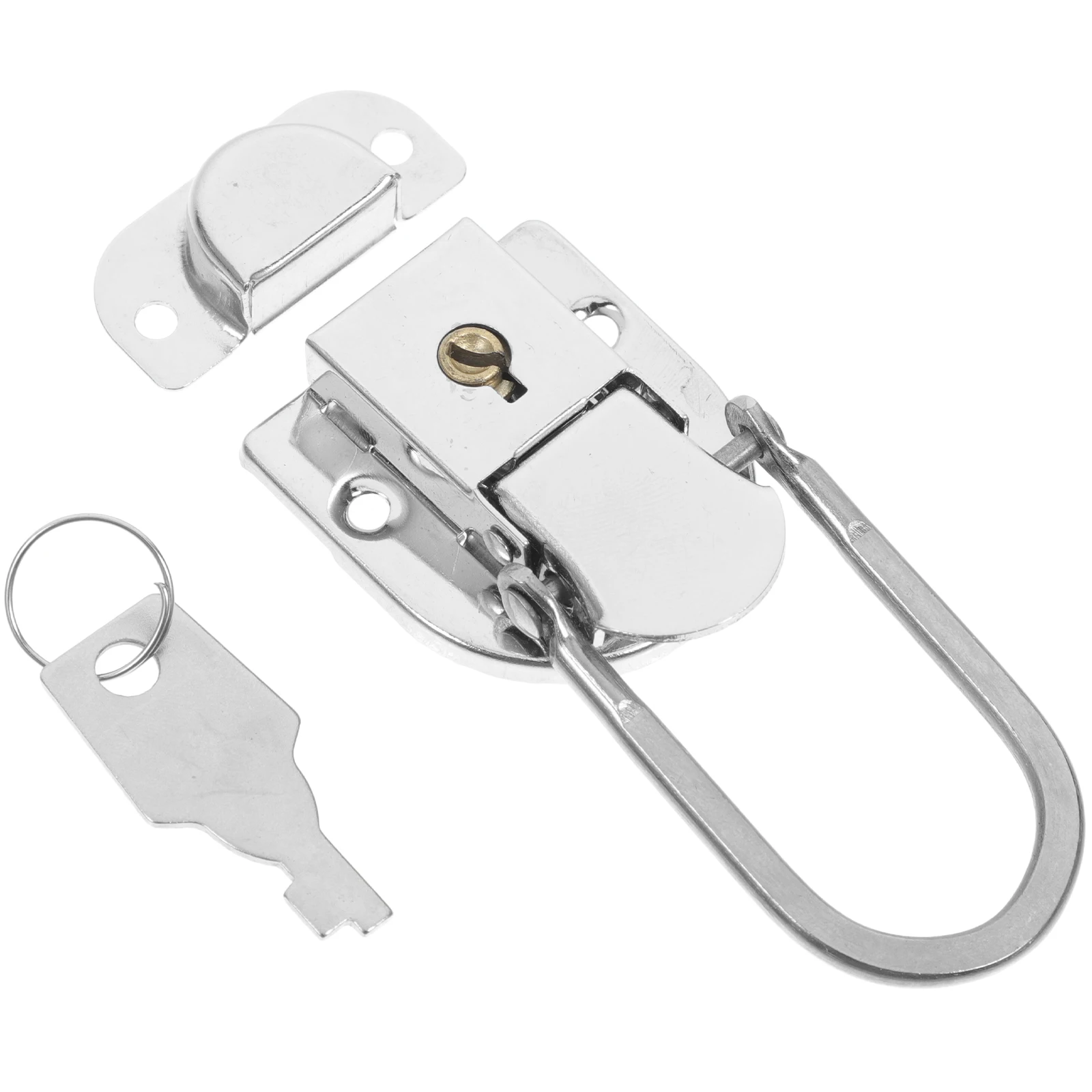 

Box Lock Hasp Buckles Jewelry Boxes Luggage Hardware Accessories Latch Silver Cabinet for Suitcase Travel