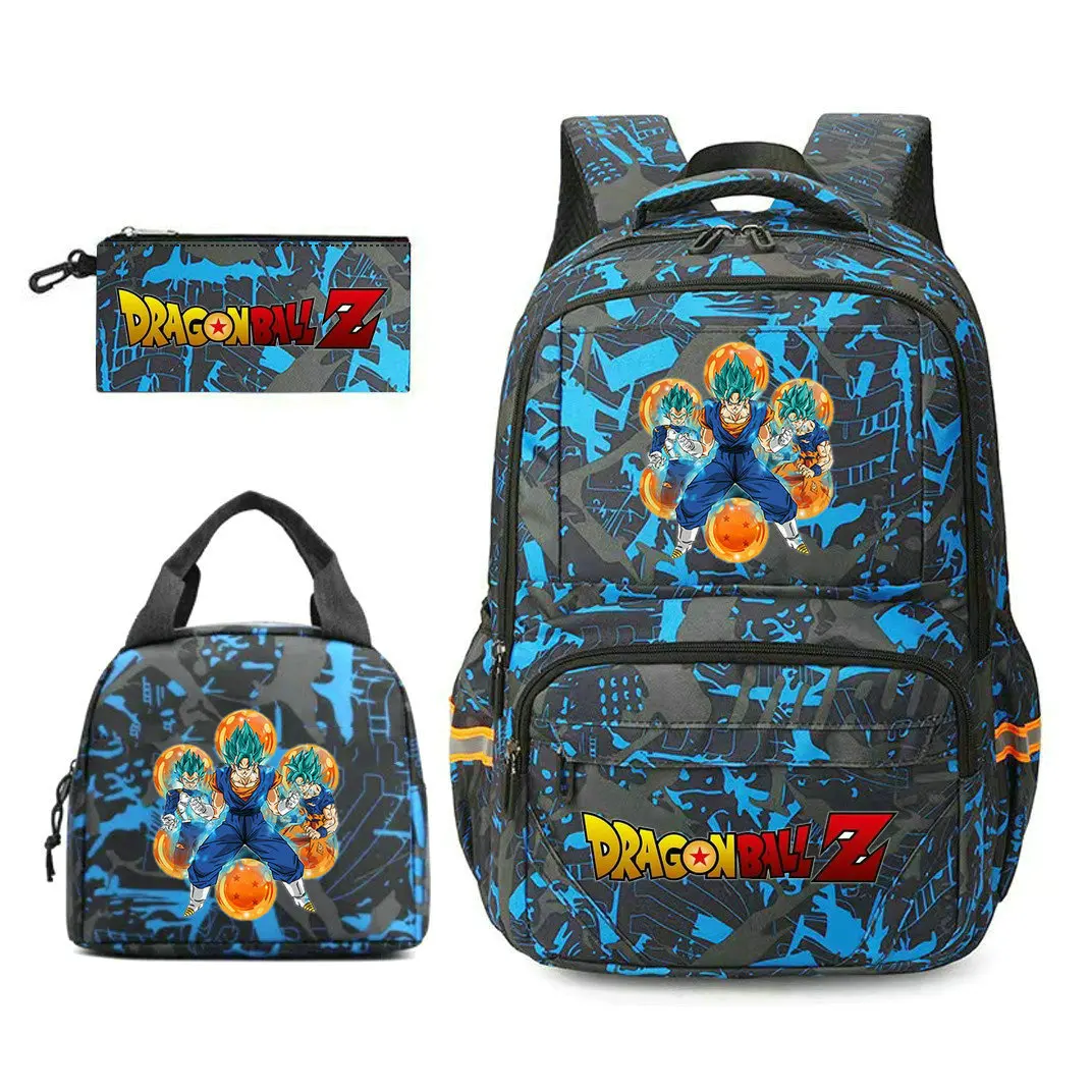 Mochila de dragon ball Printe para deportes al aire libre, Bolsa Escolar de viaje de capacidad para ordenador portátil, mochila de hombro Unisex