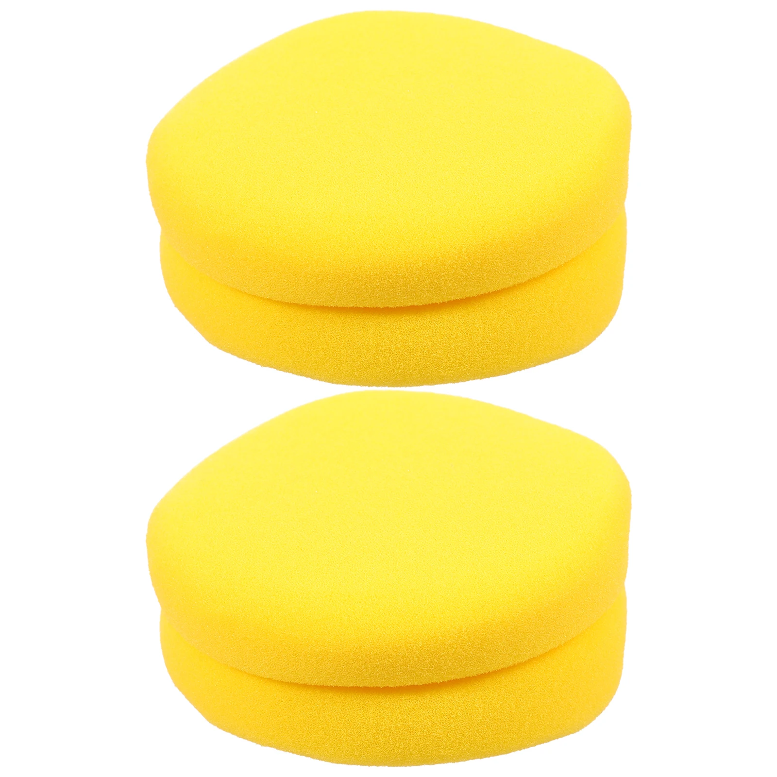 

2pcs Round Painting Set Diy Graffiti Sponge Watercolor Sponge Craft Art Tool For Stippling Pottery Staining