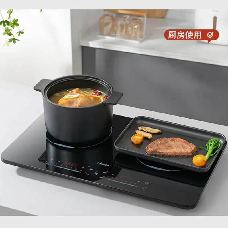 Double Stove Induction Cooker Electromagnetic 3500w High Power Household Double Stove Mobile Electric Cooker Multi-function