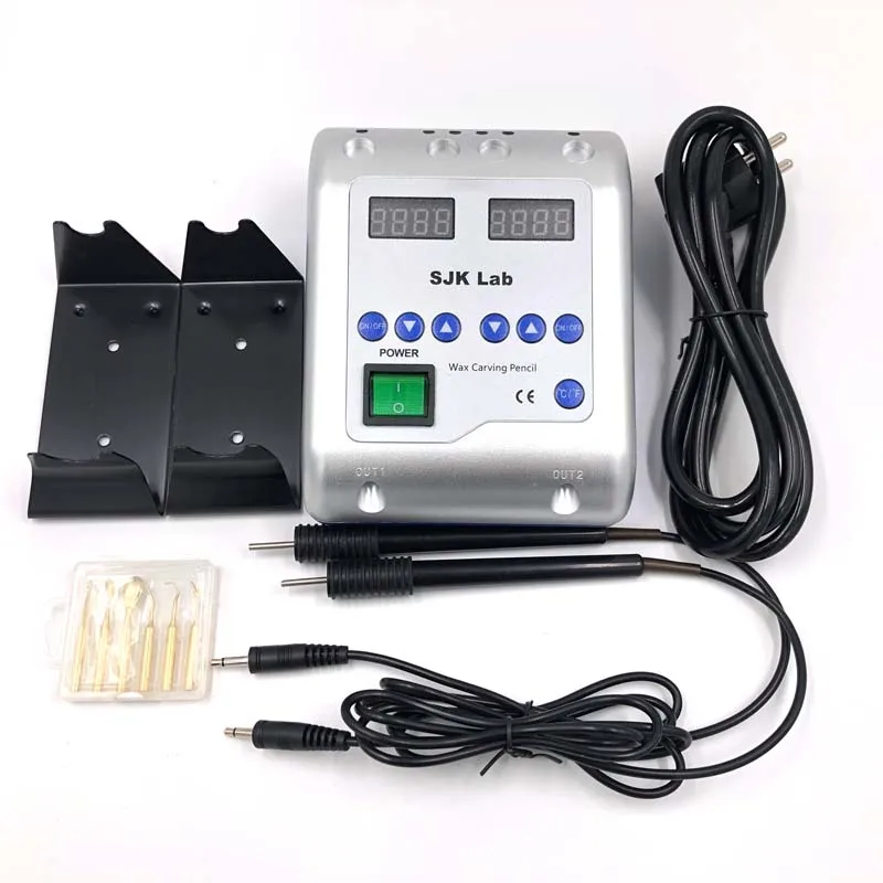 Obrázek 6: Zubní aparatura SJK laboratoře elektrický waxer nůž řezbářský s 6pro krém na boty tips+2 pera 110v 220v