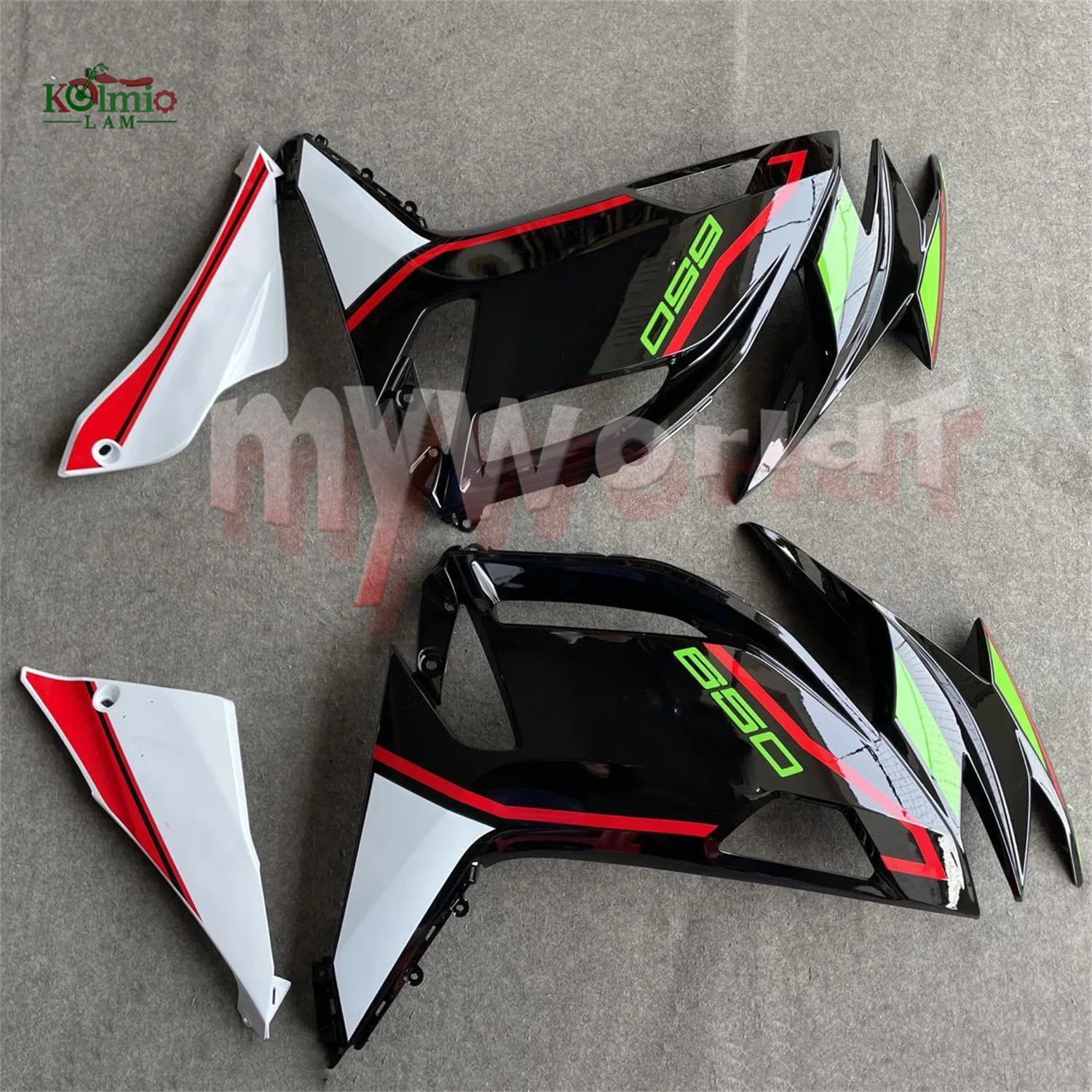 Fit for Kawasaki NINJA 650 ER-6F EX650 2020 - 2023 Motorcycle Accessories Shell Fairing Kit Set NINJA650 ER6F 2021 20 21 22 23