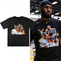 Lakers Home James Tribute Kobe Gigi Black Mamba Academy Commemorative Short-sleeved T-shirt No. 8-24 Men's Basketball