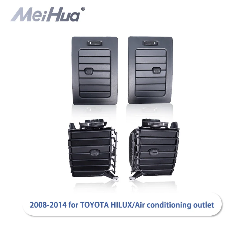 Nuovo 2008-2014 Toyota Hilux Kit interni di lusso ABS Uscita aria condizionata Accessori interni per auto in legno