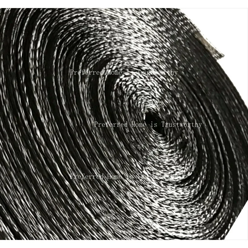 Suitable for 3K 45 Degree Carbon Fiber Braided Sleeve, Expandable Weave Braid Tube Diameter 2‑40mm Protective Sleeving