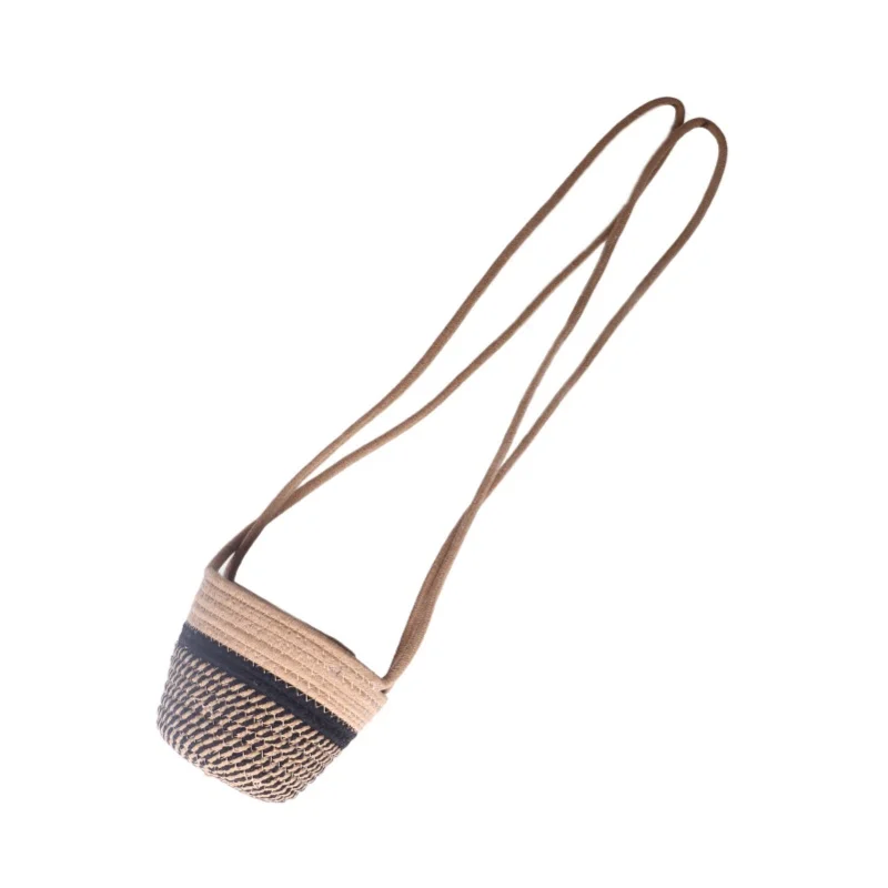 

Подвесной держатель для растений, плетеная корзина для растений, домашний цветочный горшок, держатель для растений, подвесной органайзер для хранения растений из хлопковой веревки