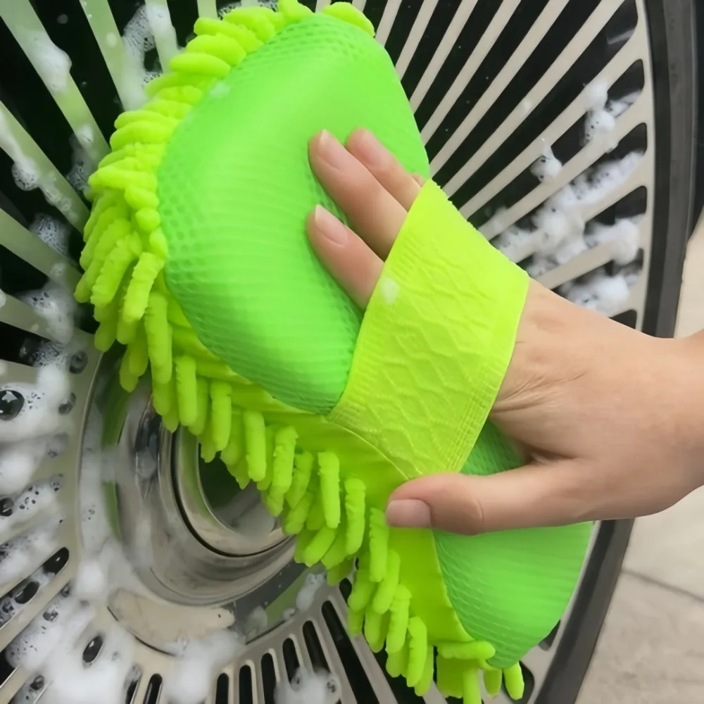 Car Washing Chenille Rag Car Care Detailing Brushes Good Cleaning Power Gloves Styling Automotive Beauty Cleaning Products