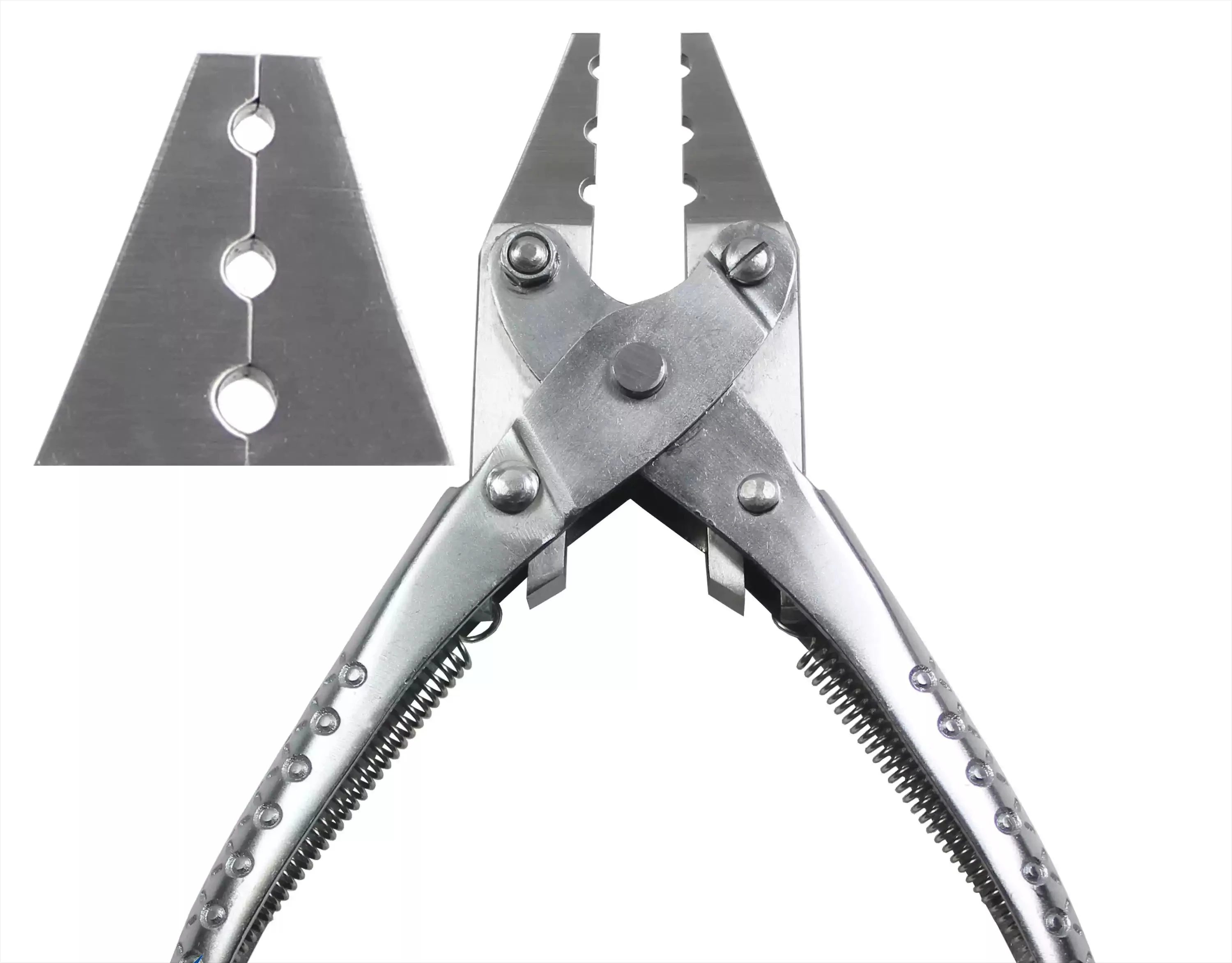 Saxophone flute clarinet Parallel Swedging Pliers repair tool Key shaft rod tube shrink mouth parallel clamp repair tools