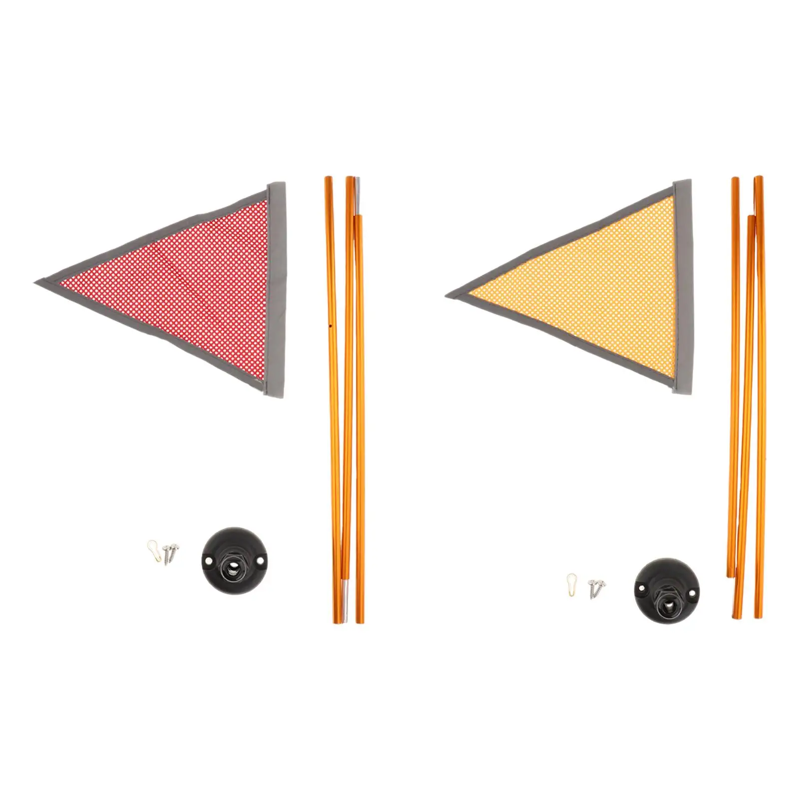 

Комплект для крепления флага на каяк: алюминиевый сплав, высокая видимость, простая установка, многофункциональный, 4-футовый флаг-аксессуар со стабильным основанием