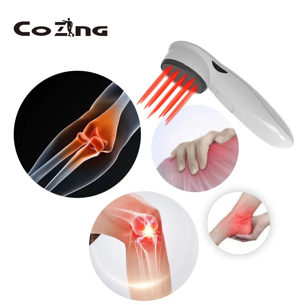 Laser Therapy Device for Body Pain Relief 14x650nm Laser Diode LLLT Cold Laser Arthritis Physical Therapy Equipment Massager