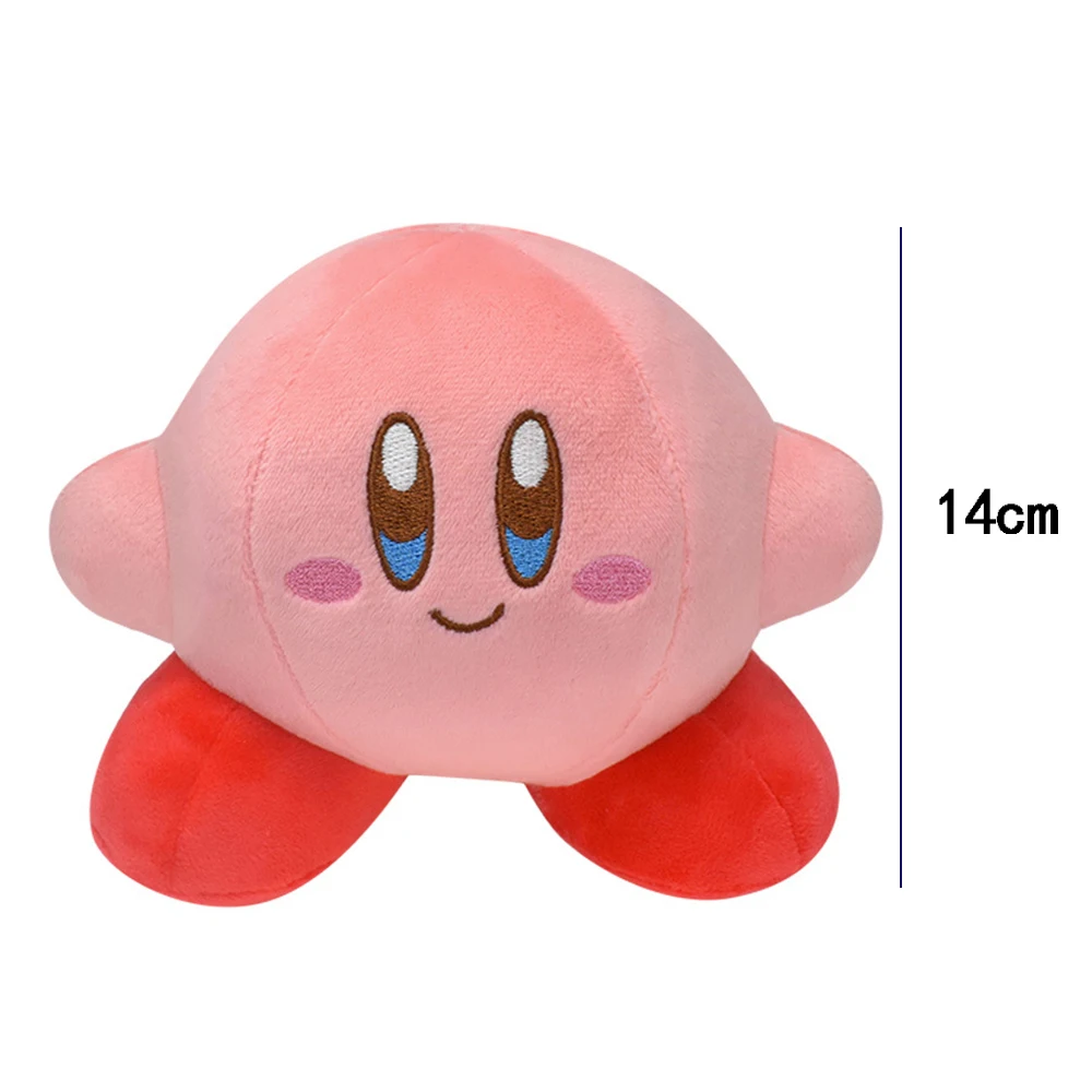 14cm Anime Kawaii Star Kirby Stuffed Toys Multiple Colors Cartoon Cute Plush Doll Great For Children Kids Christma Birthday Gift