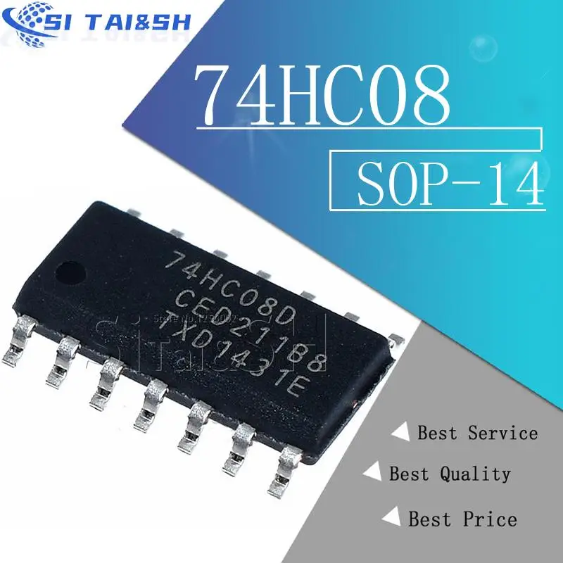 10PCS 74HC00D 74HC00 SN74HC00DR SOP-14 74HC02D 74HC03D 74HC04D 74HC05D 74HC07D 74HC08D 74HC10D 74HC11D 74HC74D 74HC74 74HC30D