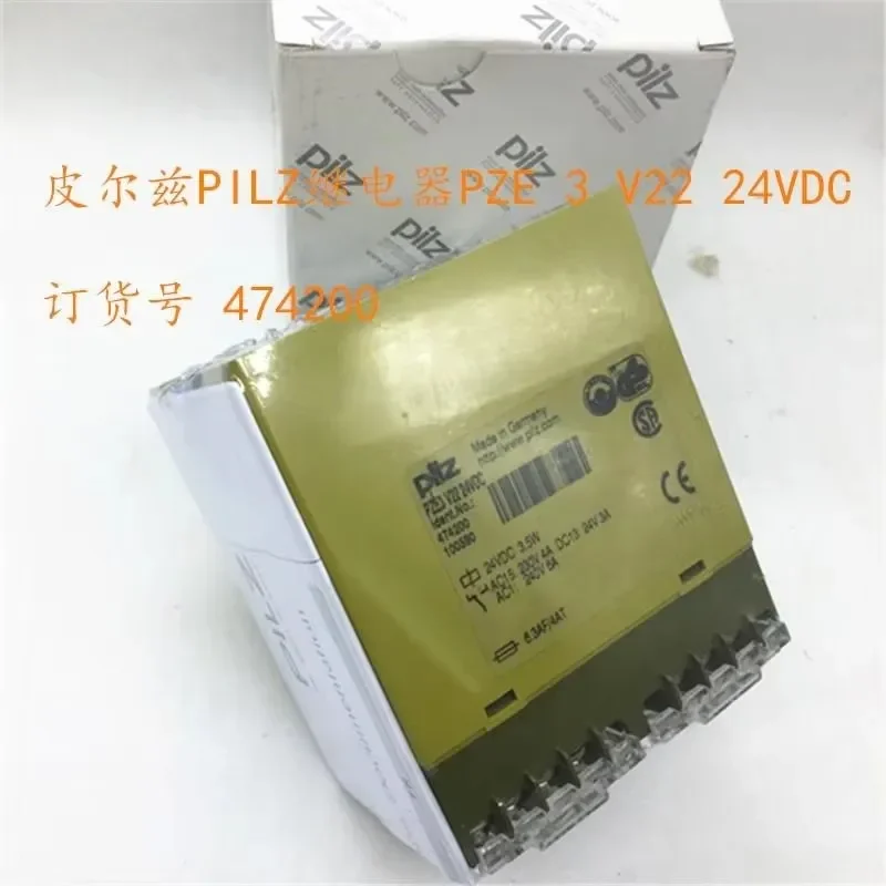Germany Pilz PILZ safety relay PZE 3 V22 24VDC order number 474200