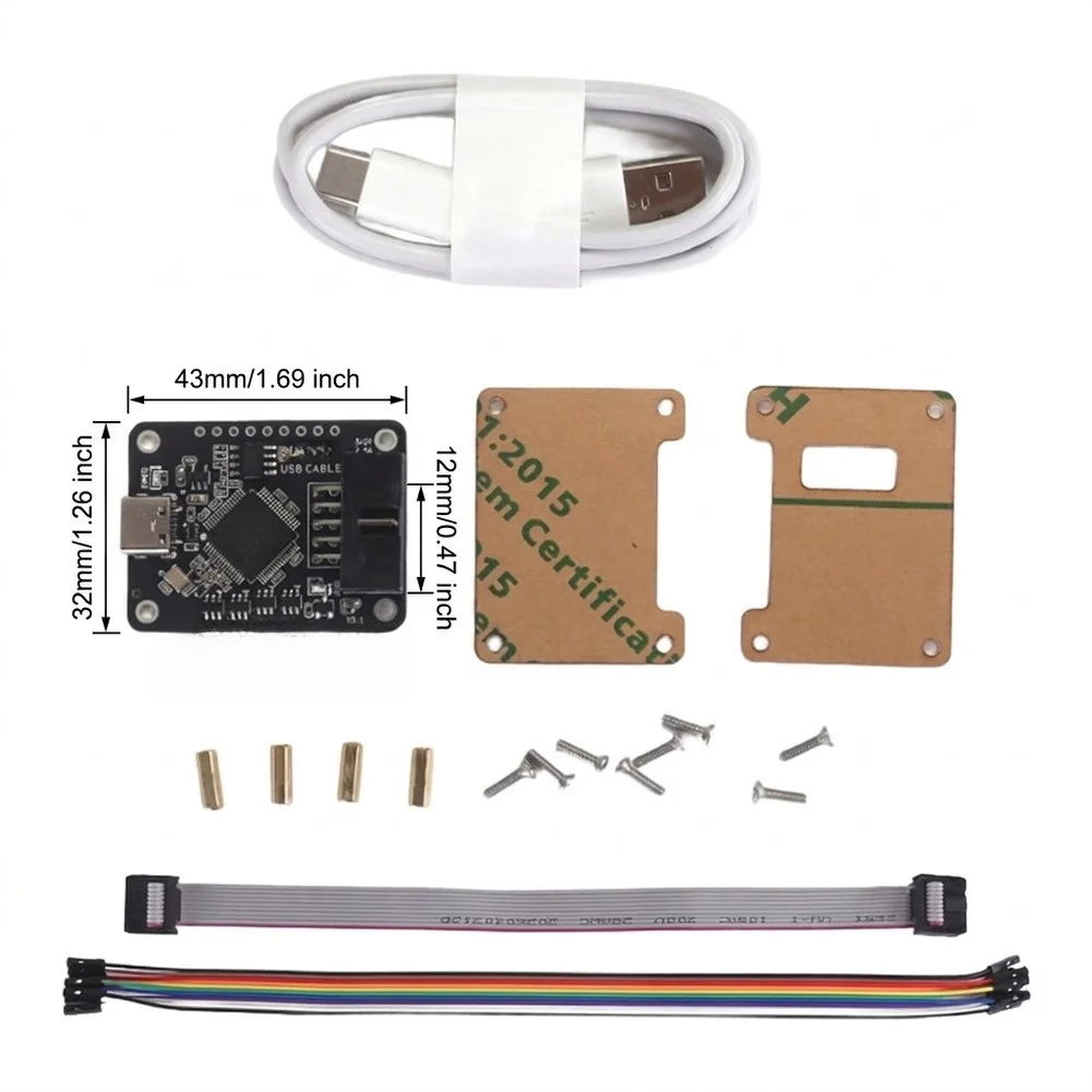 1 Set USB Programmer Module With 10 Pin Ribbon Cable For FPGA Development Board Debugging Tool FT4232HL Chip