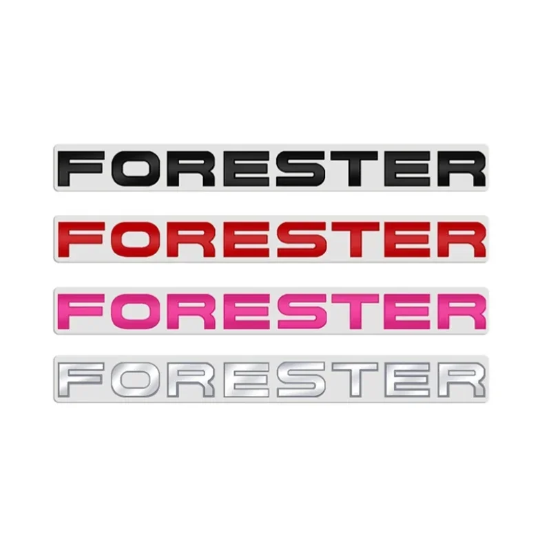 

Car Metal Rear Trunk Letter Emblem Auto Body Fender Side Badge Sticker for Subaru Forester STI Outback Legacy Impreza XV