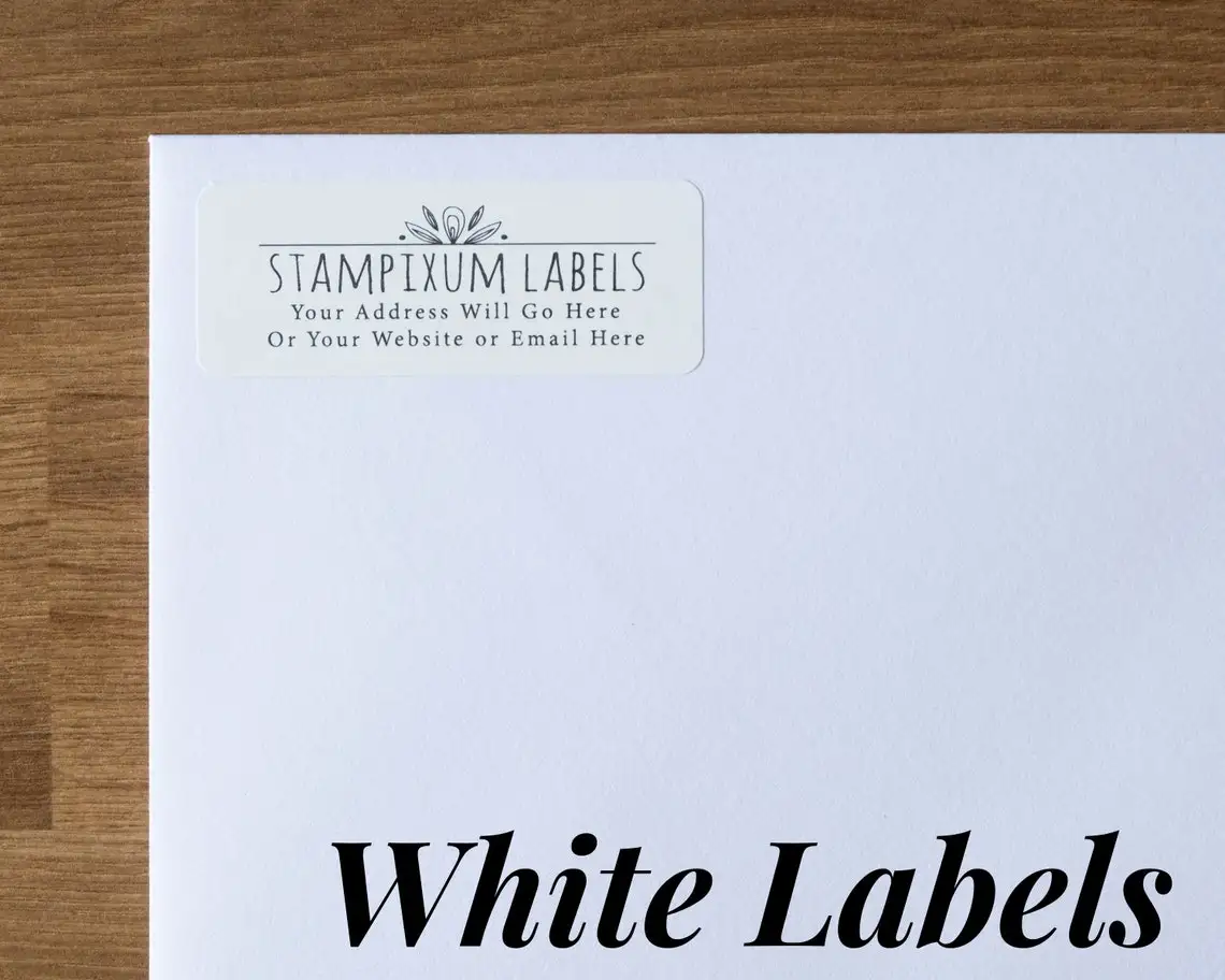 100 Pieces, Custom Return Address Labels, Wedding Address Labels