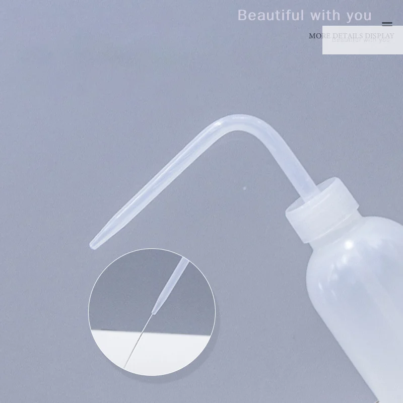 150ml Water Squirt Bottle Safety Rinse Bottle Watering Tools Plastic Squeeze Washing Bottle For Eyelash Extension Tattoo