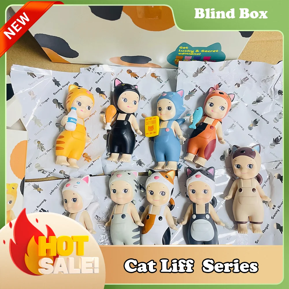

Новая горячая высококачественная мини-фигурка Sonny Angel Cat Life Series слепая коробка мультяшный орнамент ручной работы модный подарок на день рождения и Рождество