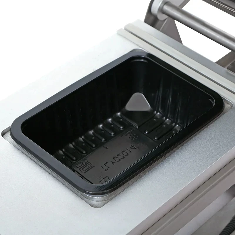Hand Press Impulse Sealer Fast Food Packaging Machine Commercial Food Tray Sealer Different Molds for Restaurant Shop