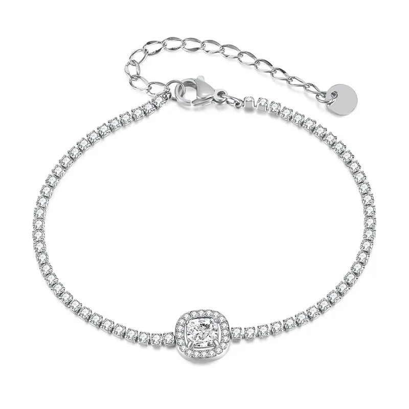 

Classic Jewelry Titanium Steel Bracelet For Women Adjustable Extension Bracelet Simple Versatile Jewelry