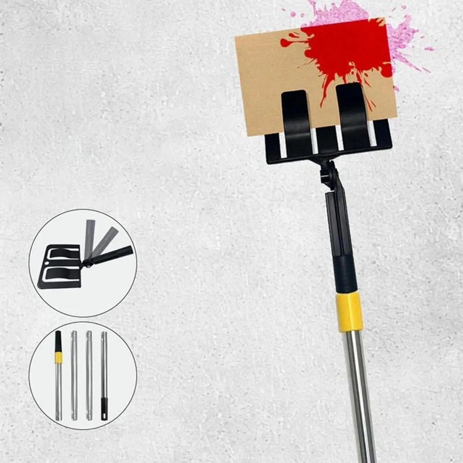 طلاء تقليم الحرس قابل للتعديل تمديد متعدد الوظائف مع 6 العصي الطلاء الحرس تقليم البخاخ أداة لزاوية باب السقف الجدار