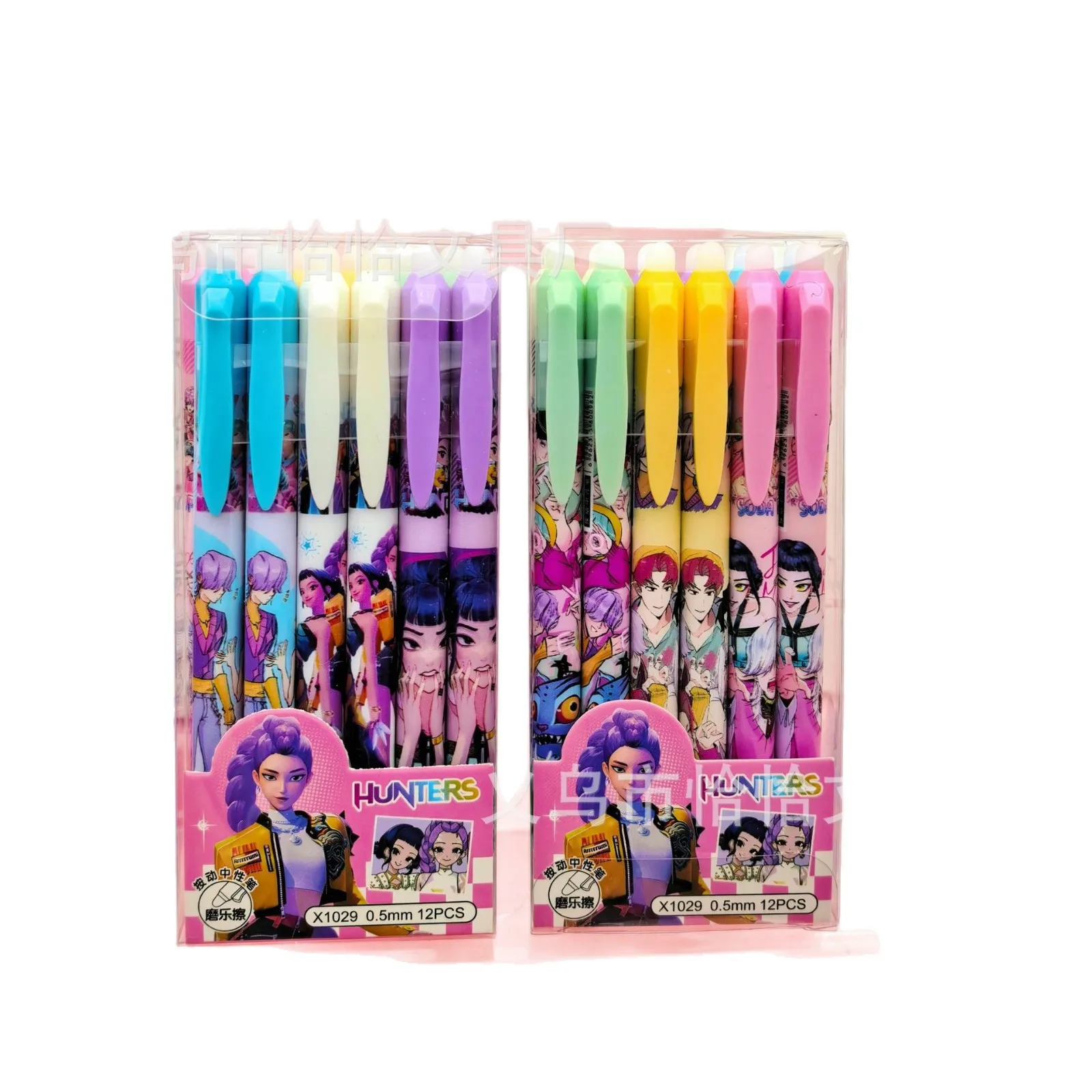 KPOP Hunter Girl Group Heat Erasable Pencil, Water-Soluble Erasable Pen, Student Stationery, Korean Comic, Hot Eraser Signature - Image 5